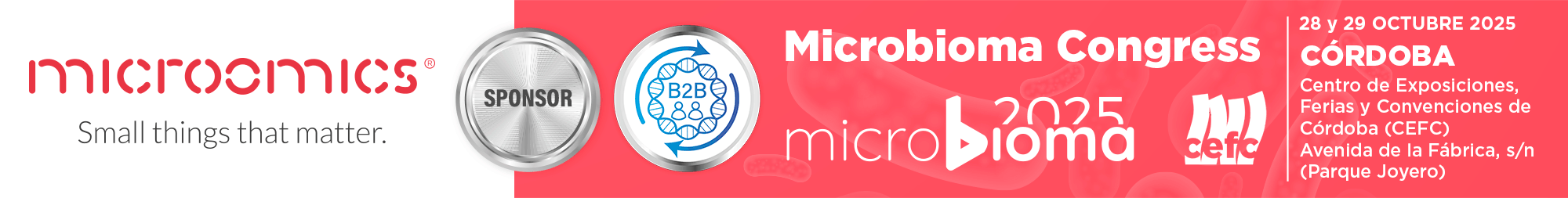 Congreso Internacional del Microbioma 2025 en Córdoba
