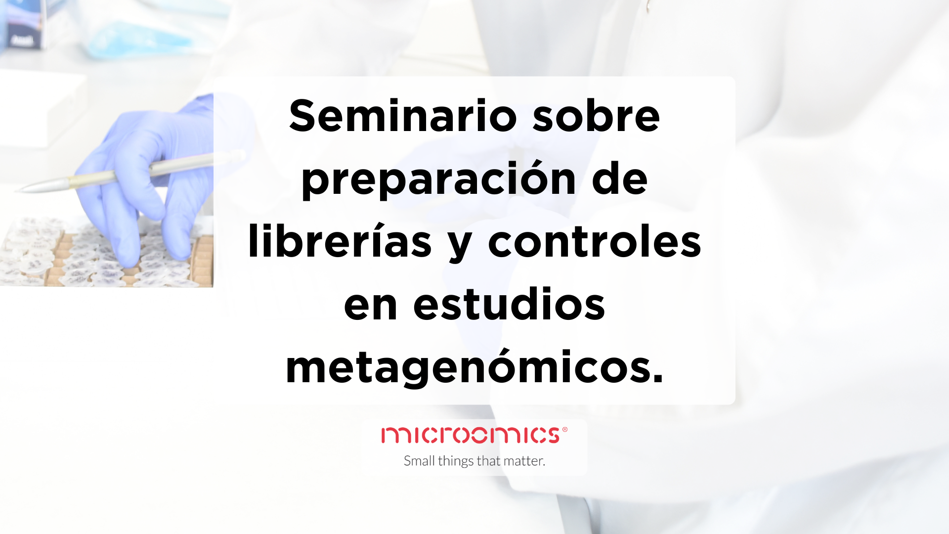 librerías y controles en estudios metagenómicos.